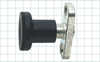 Knob Hanlde Retractable Plunger with Mounting Plate - Image