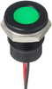 Led Panel Indicator, 12.7Mm, Grn, 12Vdc; Led Color Apem - 73AC6567 - Newark, An Avnet Company