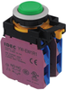Switch, Pushbutton, Non-Illuminated, 4Pst, 10A, Green; Product Range Idec - 19X1237 - Newark, An Avnet Company