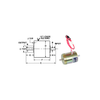ULTRAFAST RESPONSE CLUTCH, MAX OVERHUNG LOAD OF 3lbs@SPEED OF 2000RPM -- S90MPA-C23D31