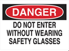 Eye Protection Sign - 22605 - Brady Corporation