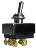 TS Series Toggle Switch, 3 pole, 2 position, Screw terminal, Standard Lever -- 13TS15-2