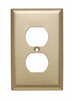 Duplex Receptacle Openings, One Gang, Brass - SBJ8 - Legrand