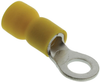 Terminal, Ring Tongue, #10, Crimp Yellow; Stud Size - Metric Hoffman Products -- 84F287