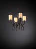 POR-8910-10-WAVE-DBRZ Mid. Chandeliers-Glass Up - 494725 - Capital Lighting, Inc.