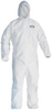 Kimberly-Clark Kleenguard A30 White Small Microforce Disposable Chemical-Resistant Coveralls - 036000-30909 - 036000-30909 - R. S. Hughes Company, Inc.