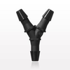 Y Connector, Barbed, Black - 61191 - Qosina Corp.