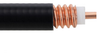 SPF-500 Low Loss Corrugated Coax Cable Black FRPE Jacket Superflexible Fire Rated - SPF-500 - Fairview Microwave Inc.