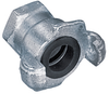 Zinc Plated Two Lug Female Threaded Coupling (NPT Threads) FE Series -- FE-100