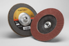 3M Cubitron II 967A Type 27 Coated Ceramic Aluminum Oxide Flap Disc - 60 Grit - 7 in Diameter - 55609 -- 051141-55609 - Image