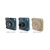 1 in. ID, 3.74 in. Square Polyester Square Flange Block w/ Acetal Ball Bearing -- BBPBLD-205-1 - Image