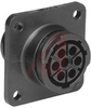 CPC Receptacle w/Mounting Holes, 7 Pos., Size 13,Reverse Sex,Series 1;VDE Tested - 70087237 - Allied Electronics, Inc.
