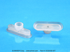 Small Oval Vacuum Suction Cup - OC20-60-SIT - ANVER Corporation
