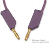 Test Lead, 4Mm Banana Plug To 4Mm Banana Plug, Violet, 60 V, 32 A, 2 M Rohs Compliant Hirschmann Test And Measurement - 20T9342 - Newark, An Avnet Company