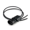 Aptiv 12010973 Male 2-Contact Shroud Half Weather-Pack Connector with 10
