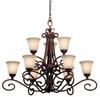 Large Chandeliers-Glass Shade - 70823 - Light Center (The)