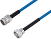 Plenum 4.3-10 Male to 4.3-10 Female Low PIM Cable 150 cm Length Using SPP-250-LLPL Coax Using Times Microwave Parts - PE3C6174-150CM - Pasternack