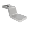 Quarter-Turn Cam Latch Cam, 32mm  Grip, Stainless Steel, Passivated - E5-8017 - Southco