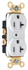 Duplex/Single Receptacle - PS5362-W - Selecta Products