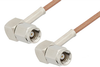 SMC Plug Right Angle to SMC Plug Right Angle Cable 72 Inch Length Using RG178 Coax, RoHS - PE3765LF-72 - Pasternack