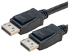 Low Profile DisplayPort Cable Male-Male, Black - 0.5m - MPDA00004-05M - MilesTek Corporation