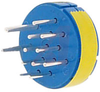connector comp,insert only,size 28,blueinsul,2#12 & 10#16 solder cup pin cont - 70141512 - Allied Electronics, Inc.