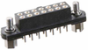 7+7 Pos. Female DIL Vertical Throughboard Conn. Jackscrews - M80-4001442 - Harwin Plc