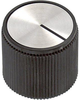 Round Knob With Line Indicator, 6.35Mm; Shaft Type Ehc (Electronic Hardware) - 95F7000 - Newark, An Avnet Company