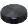 Thumb Screw Knob; Knurled, Black, Delrin -- SLK-1 - Image