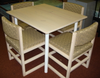 Four Seat Table-JC703ML - JC703ML - Jess Crate Furniture