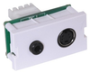 Datacommunication Face Plate with Jack - IMSV351101W - Hubbell Incorporated