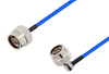 N Male to N Male Right Angle Cable 12 Inch Length Using PE-141FLEX Coax, RoHS - PE3CA1048-12 - Pasternack