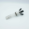 Thermocouple Feedthrough, Type J, 5 Pairs, Miniature Connectors, 1.50″ Dia Stainless Steel Weld Adapter - A0656-2-W - MPF Products, INC.