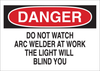 Brady B-302 Polyester Rectangle White Arc Flash Sign - 10 in Width x 7 in Height - Laminated - 85973 - 754476-85973 - R. S. Hughes Company, Inc.