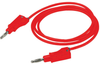 4Mm Stackable Banana Plug-Plug, 12A, Red; Test Connector Type A Cal Test Electronics - 52AC2135 - Newark, An Avnet Company