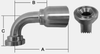SHFBW SERIES - STAINLESS STEEL CODE 62 FLANGE -- SHFBW-12-12FH90 - Image