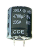Type 380LX/382LX Snap-In Aluminum Capacitors -- 380LX472M063K022