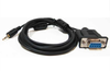 6ft DB 9 female to Stereo 2.5mm Plug Cable - D936-06 - SFCable.com