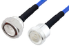 7/16 DIN Male to 7/16 DIN Female LSZH Jacketed Low PIM Cable 200 cm Length Using SR401FLJ Low PIM Coax with HeatShrink, RoHS - PE3C2015-200CM - Pasternack