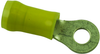 Terminal, Ring Tongue, #8, Crimp, Yellow; Stud Size - Metric Amp - Te Connectivity - 90F6231 - Newark, An Avnet Company