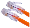 CORD CAT5E STRN ORANGE T568B 1 FT NB - 26-207-12 - MilesTek Corporation