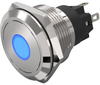 Panel Indicator, Blue, 24V, Solder; Led Color Eao - 47AC2725 - Newark, An Avnet Company