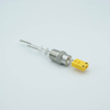 Thermocouple Feedthrough, Type K, 1 Pair, Miniature Connector, 0.5″ NPT Fitting - A0393-2-NPT - MPF Products, INC.