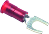Terminal, Spade, #10, Crimp, Red; Product Range Multicomp - 14T2222 - Newark, An Avnet Company