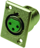 Connector, Xlr, Jack, 3 Position; No. Of Contacts Switchcraft/conxall - 27B8465 - Newark, An Avnet Company