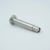 SHV-20 Coaxial Feedthrough, 1 Pin, Grounded Shield, 1.18″ QuickFlange, Without Air-side Connector - A2096-3-QF - MPF Products, INC.