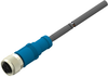Sensor Cord, 3P, M12 Rcpt-Free End, 10M; Connector Type A Te Connectivity - 27AJ3156 - Newark, An Avnet Company