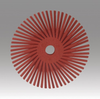 3M Scotch-Brite Ceramic RB-ZB Radial Bristle Brush - Very Fine Grade - 3/8 in Center Hole - 3 in Outside Diameter - 30128 - 048011-30128 - R. S. Hughes Company, Inc.