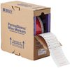 Brady Permasleeve B-7642 White Polyolefin Thermal Transfer Die-Cut Thermal Transfer Printer Sleeve - 0.984 in Width - 0.331 in Height - 0.094 in Min Wire Dia to 0.151 in Max Wire Dia - Single-Side Pri - 662820-81799 - R. S. Hughes Company, Inc.