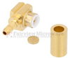 Right Angle MMBX Plug (Male) Snap-On Connector For RG178, RG196 Cable With Male (Plug) Center Contact, Crimp/Solder - FMCN1019 - Fairview Microwave Inc.